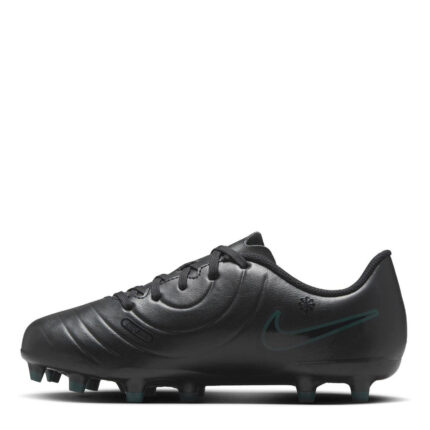Nike Tiempo Legend 10 Junior Firm Ground Football Boots – Black/Green – view 2