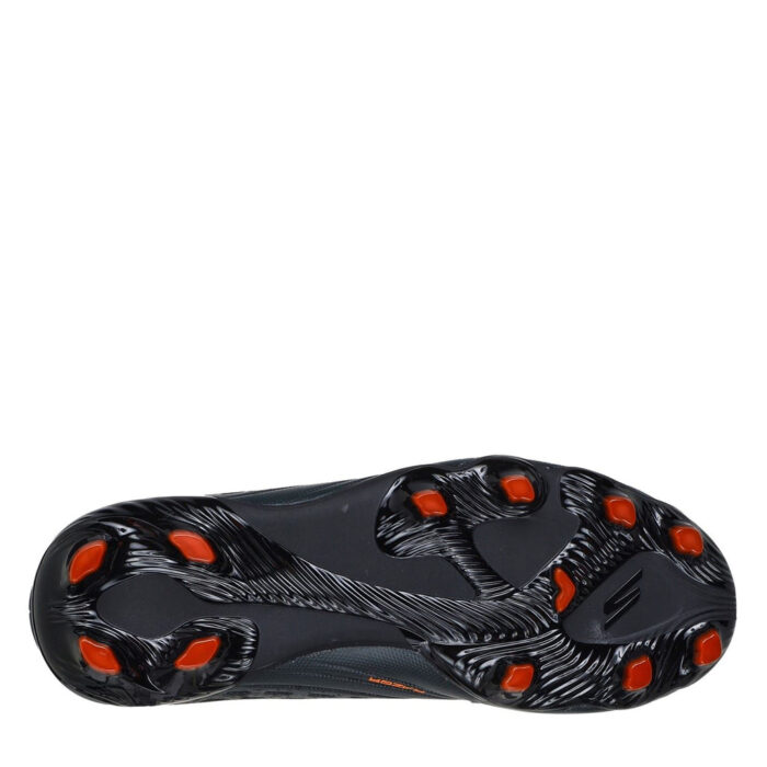 Skechers Razor Junior Firm Ground Football Boots – Black/Orange – view 4