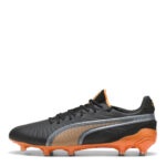 Puma King Firm Ground Football Boots – Black-Heat – view 2