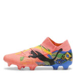 Puma Future 7 Firm Ground Football Boots – Orange/Blue/Grn – view 2
