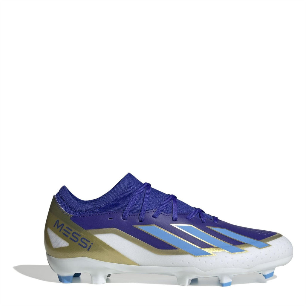 adidas X Crazyfast Firm Ground Football Boots – Blue-White