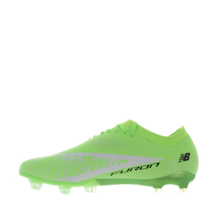 New Balance Mens Furon Firm Ground Football Boots – Green/White – view 2