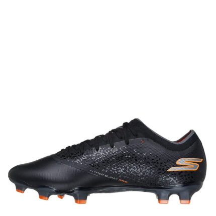 Skechers Razor Firm Ground Football Boots – Black/Orange – view 2