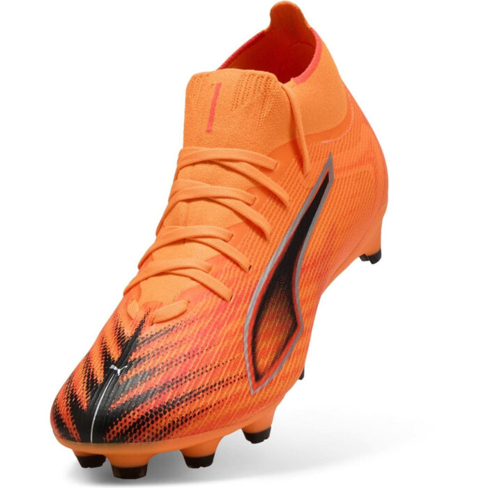 Puma Womens Ultra 5 Firm Ground Football Boots – Orange/Black – view 6