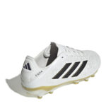 adidas Copa Pure 3 Junior Firm Ground Football Boots – White/Blk/Gold - Image 4