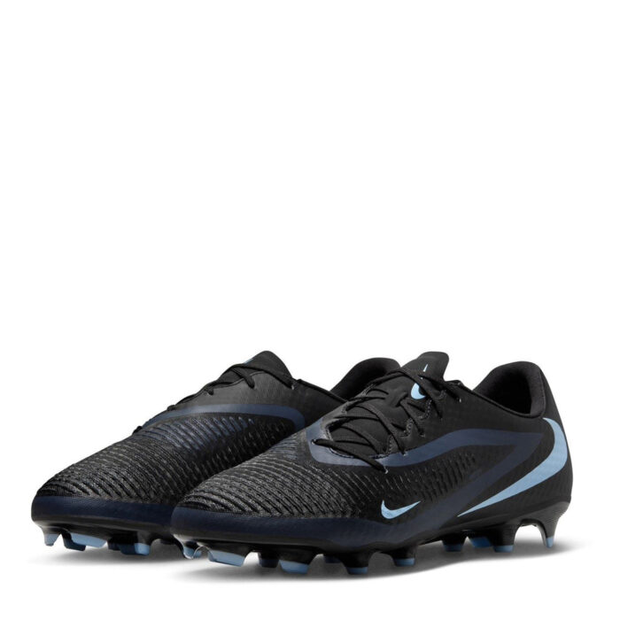 Nike Phantom 6 Low Firm Ground Football Boots – Black/Black – view 4