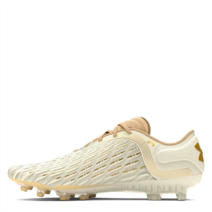 Under Armour Magnetico Junior Firm Ground Football Boots – White – view 2