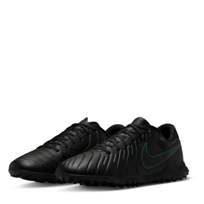 Nike Tiempo Legend 10 Turf Football Boots – Black/Green - Image 4