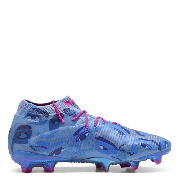 Puma Future 8 Firm Ground Football Boots – Blue/Pink - Image 4