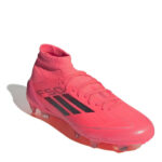 adidas Womens F50 Firm Ground Football Boots – Turbo/Blk/Platn – view 2