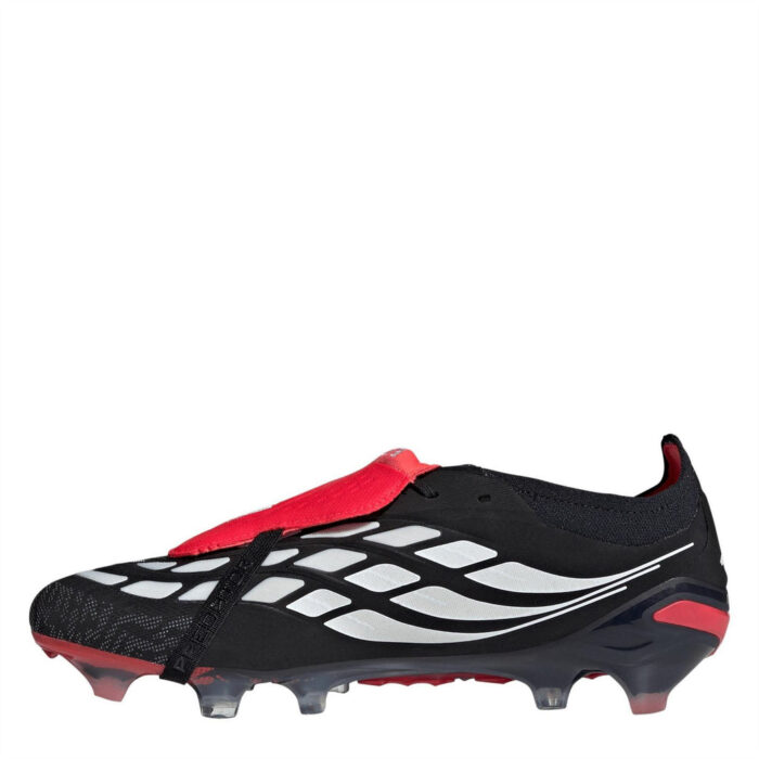 adidas Predator Firm Ground Football Boots – Black/Red – view 2