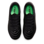 Nike Tiempo Junior Firm Ground Football Boots – Black/Green – view 6