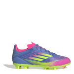 adidas F50 Junior Firm Ground Football Boots – Blue/Lemon