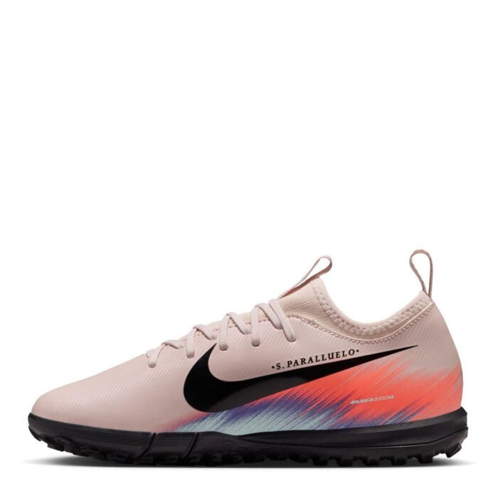 Nike Zoom Mercurial Vapor 16 Junior Turf Football Boots – Pink/Blue - Image 2