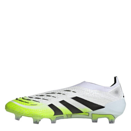 adidas Predator Firm Ground Football Boots – White/Blk/Lemon – view 2