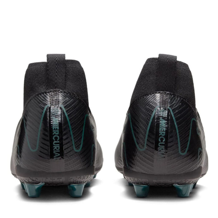 Nike Zoom Mercurial Superfly Junior Artificial Ground Football Boots – Black/Green - Image 5