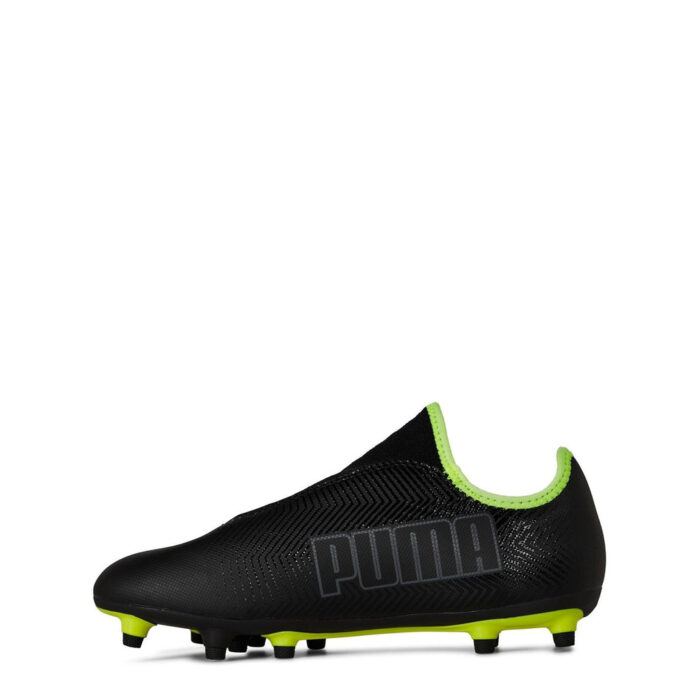 Puma Finesse Firm Ground Football Boots – Black/FluYellow – view 2