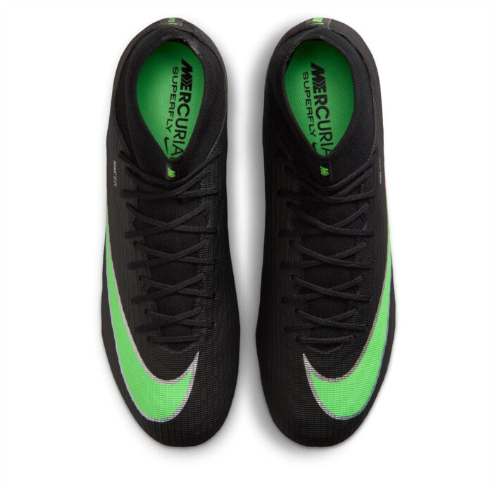 Nike Superfly 11 Firm Ground Football Boots – Black/Green – view 6