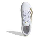 adidas Predator Junior Firm Ground Football Boots – White/Gold/Bge – view 5