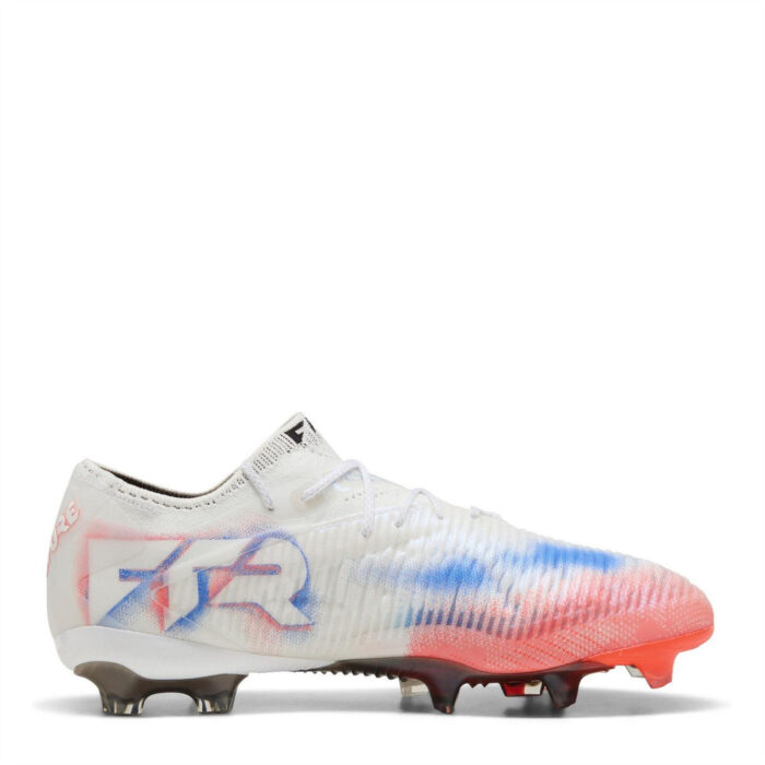 Puma 8 Firm Ground Football Boots – Puma White – view 4