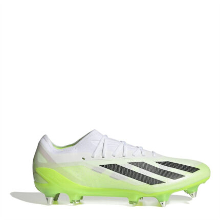 adidas X Crazyfast Soft Ground Football Boots – Wht/Blk/Lemon