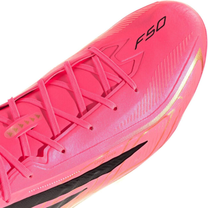 adidas F50 Firm Ground Football Boots – Blue/Yellow – view 8