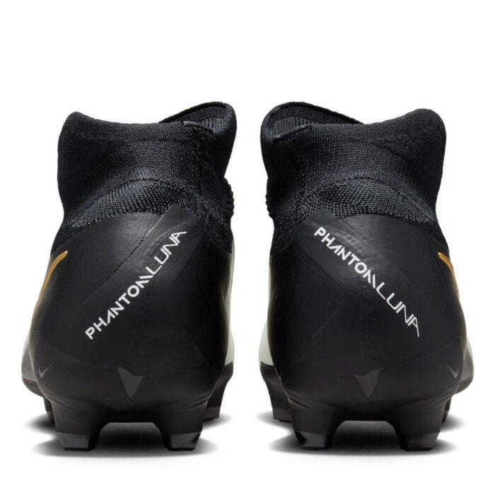 Nike Phantom Luna Ii Firm Ground Football Boots – White/Blk/Gold – view 5