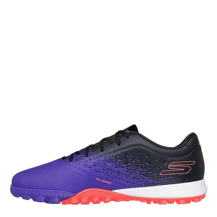 Skechers Razor Gold Turf Football Boots – Purple/Black – view 2