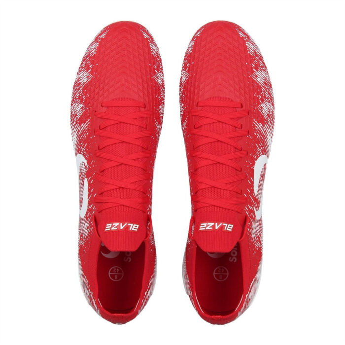 Sondico Blaze Firm Ground Football Boots – Red/White – view 6