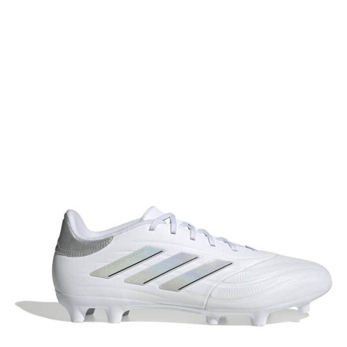 adidas Copa Pure 2 Firm Ground Football Boots – White/Silver - Image 7
