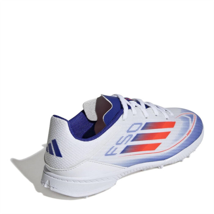 adidas F50 Junior Turf Football Boots – White/Red/Blue – view 4