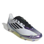 adidas F50 Firm Ground Football Boots – White/Purple – view 3