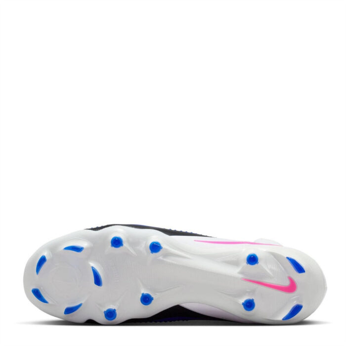 Nike Phantom High 6 Firm Ground Football Boots – Blue/Wht/Pink – view 3