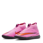 Nike Mercuial Superfly 10 Junior Indoor Football Boots – Pink/Black – view 2