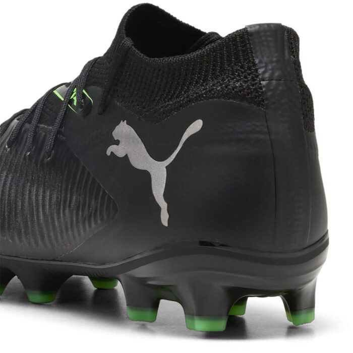 Puma Future 8 Junior Firm Ground Football Boots – Black/Green - Image 5