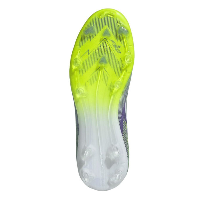 adidas F50 Junior Firm Ground Football Boots – Purple/White – view 6