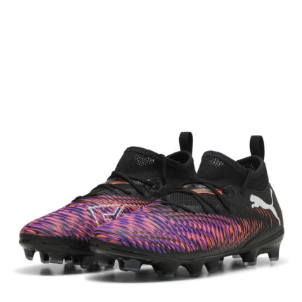 Puma Future 8 Junior Firm Ground Football Boots – Black/Purple