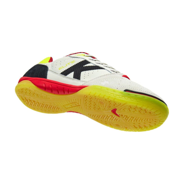 Kelme Indoor Football Boots – White/Black – view 5