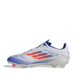 adidas Messi F50 Firm Ground Football Boots – White/Red/Blue - Image 2