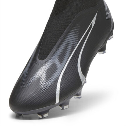 Puma Ultra Firm Ground Football Boots – Black/Asphalt – view 2