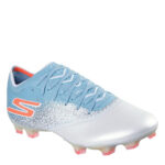 Skechers Razor Firm Ground Football Boots – White/Blue