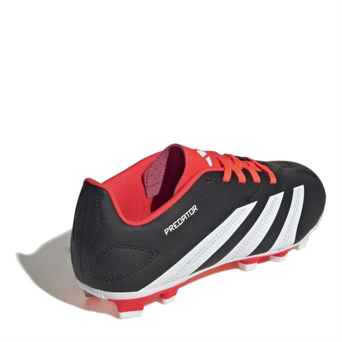 adidas Predator 24 Junior Firm Ground Football Boots – Black/White/Red – view 8