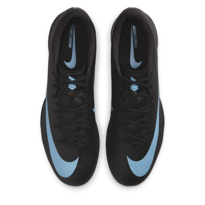 Nike Mercurial Vapor 16 Indoor Football Boots – Black/Blue – view 6