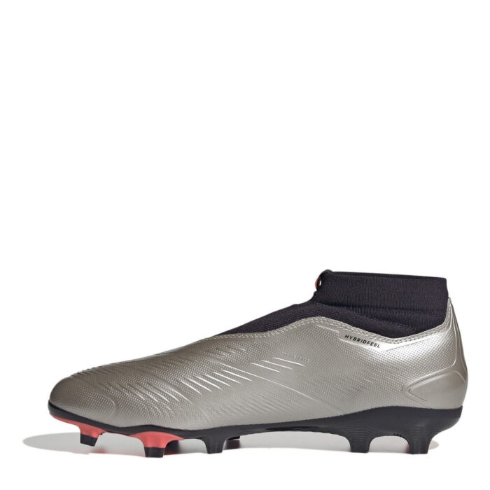 adidas Predator 24 Firm Ground Football Boots – Silver/Black – view 2