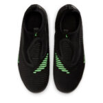 Nike Phantom 6 Junior Firm Ground Football Boots – Black/Green – view 6