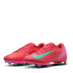 Nike Zoom Mercurial Vapor 16 Firm Ground Football Boots – Red/Green – view 4