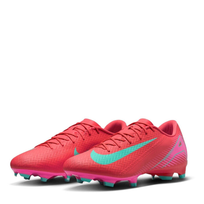 Nike Zoom Mercurial Vapor 16 Firm Ground Football Boots – Red/Green – view 4