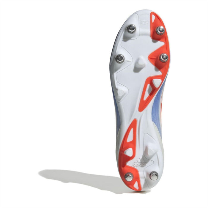 adidas F50 Soft Ground Football Boots – White/Red/Blue – view 6