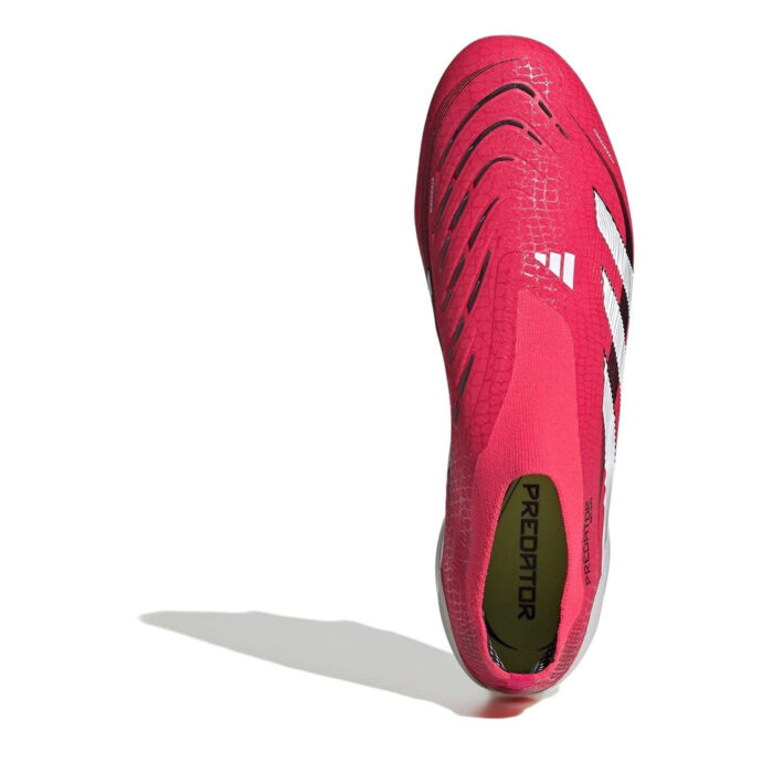 adidas Predator Soft Ground Football Boots – Red/White - Image 5