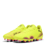 Puma Womens Future 8 Firm Ground Football Boots – Yellow/Black